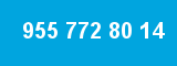 955 772 80 14 955 772 80 14